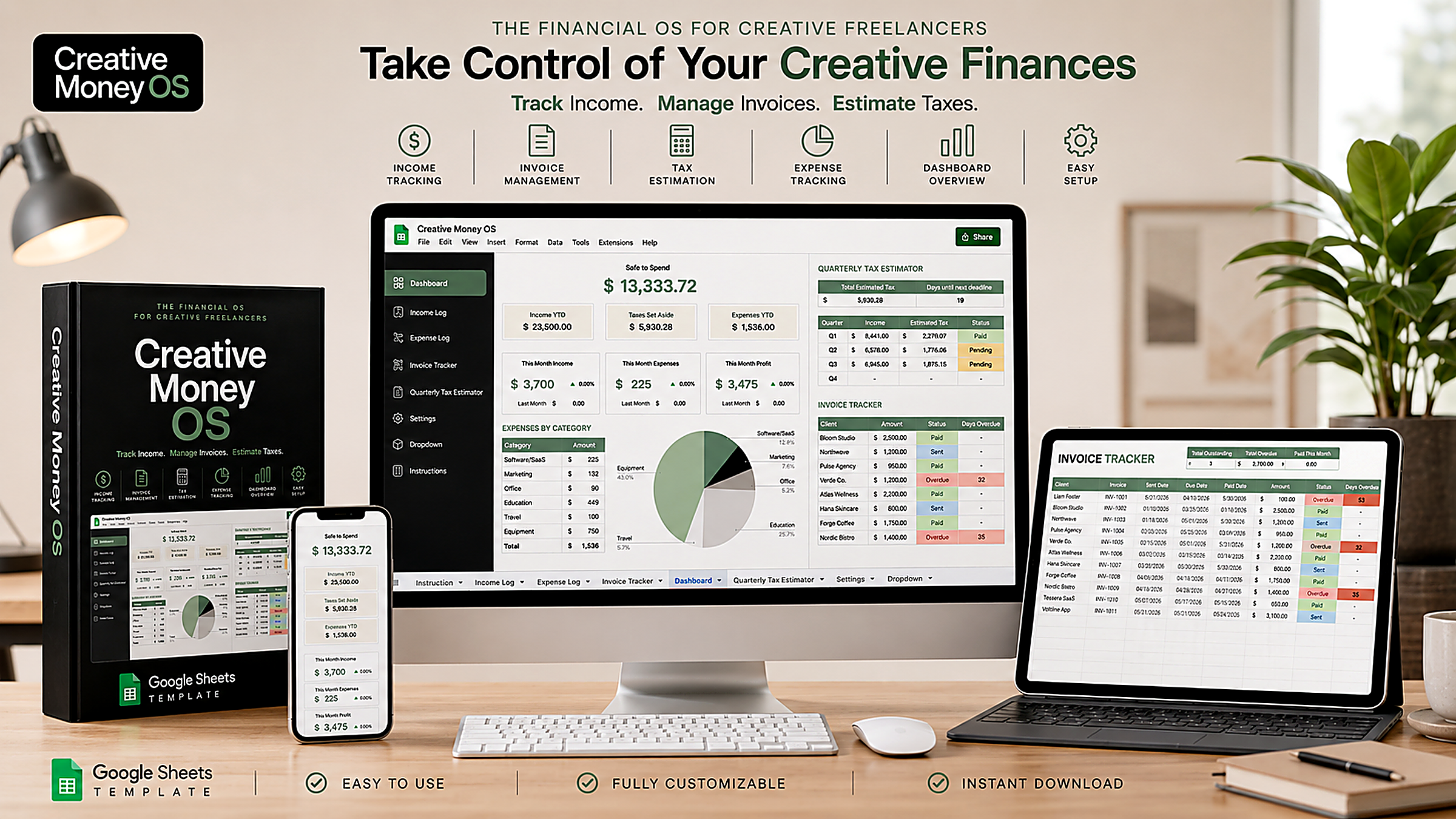 Everything inside Creative Money OS